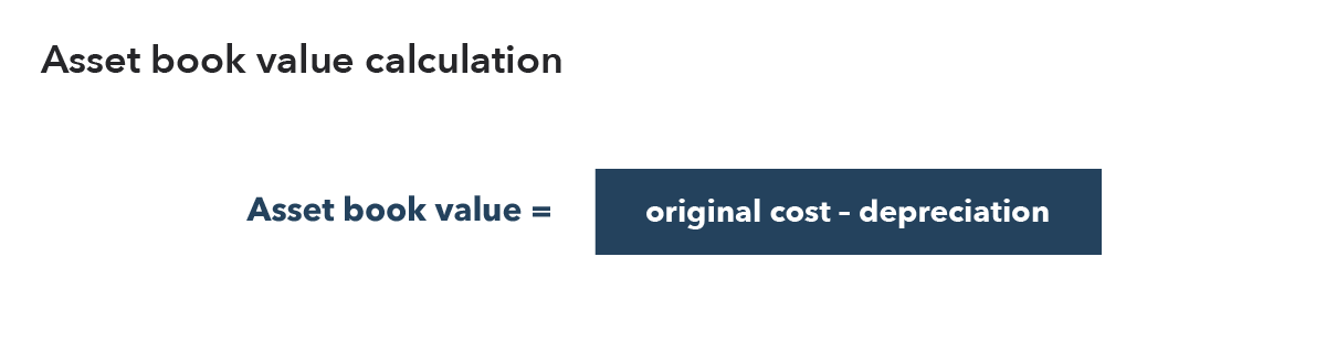 Asset book value calculation